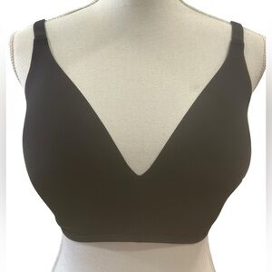 Soma Vanishing 360 Wireless Bra Black sz 34DDD Smooth Full Coverage comfy basic